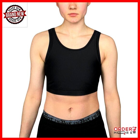 Other - Chest Binder Corset with Mesh Tank Top Snug Stretchy Lightweight Breathable FTM